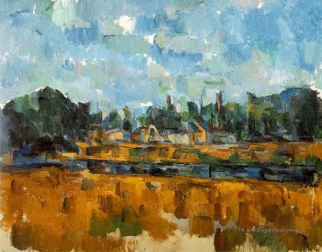 Paul Cezanne Painting - Riberas del río Paul Cézanne